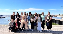 Uczestnicy spotkania w czasie wolnym podczas wizyt studyjnych